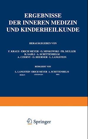 Ergebnisse der Inneren Medizin und Kinderheilkunde