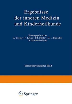 Ergebnisse Der Inneren Medizin Und Kinderheilkunde