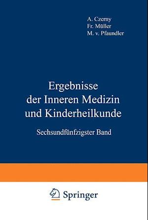 Ergebnisse der Inneren Medizin und Kinderheilkunde