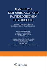 Handbuch Der Normalen Und Pathologischen Physiologie Fortpflanzung Entwicklung Und Wachstum
