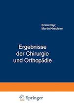 Ergebnisse Der Chirurgie Und Orthopädie