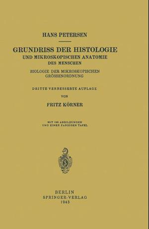 Grundriss Der Histologie Und Mikroskopischen Anatomie Des Menschen