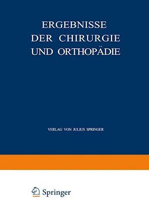 Ergebnisse der Chirurgie und Orthopädie