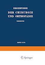 Ergebnisse Der Chirurgie Und Orthopädie