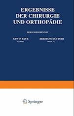 Ergebnisse Der Chirurgie Und Orthopädie