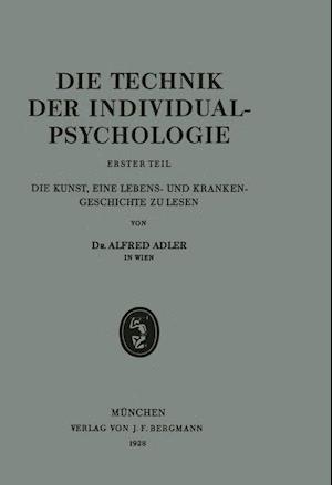 Die Technik Der Individualpsychologie