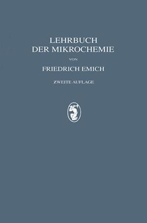 Lehrbuch Der Mikrochemie