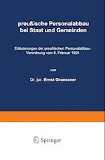Preußische Personalabbau Bei Staat Und Gemeinden