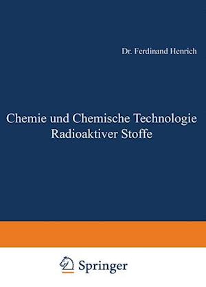 Chemie Und Chemische Technologie Radioaktiver Stoffe