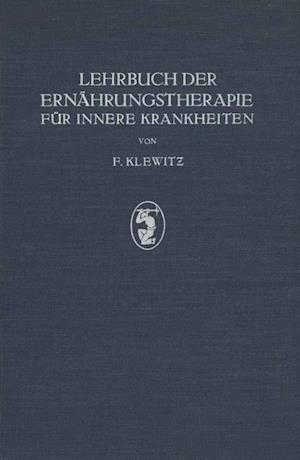 Lehrbuch Der Ernährungstherapie Für Innere Krankheiten