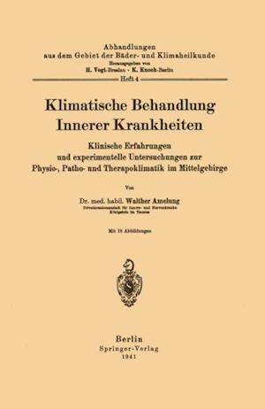 Klimatische Behandlung Innerer Krankheiten