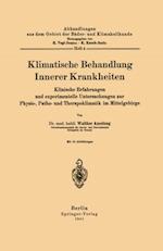 Klimatische Behandlung Innerer Krankheiten