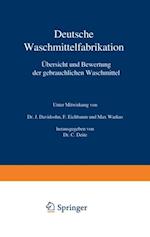 Deutsche Waschmittelfabrikation