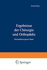 Ergebnisse der Chirurgie und Orthopädie