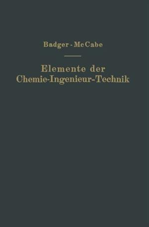 Elemente der Chemie-Ingenieur-Technik