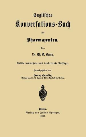 Englisches Konversations-Buch für Pharmazeuten