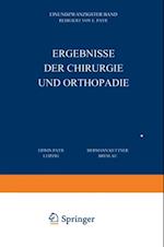 Ergebnisse der Chirurgie und Orthopädie