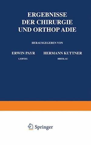 Ergebnisse der Chirurgie und Orthopädie