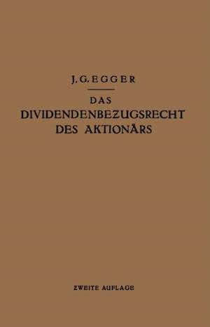 Das Dividendenbezugsrecht des Aktionärs