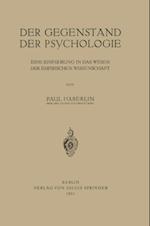 Der Gegenstand der Psychologie