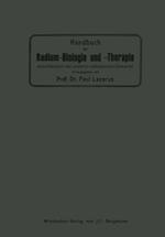 Handbuch der Radium-Biologie und Therapie