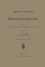 Ergebnisse und Probleme der Elektronentheorie