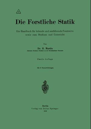 Die Forstliche Statik