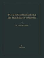 Die Betriebsbuchhaltung der chemischen Industrie