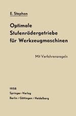 Optimale Stufenrädergetriebe für Werkzeugmaschinen