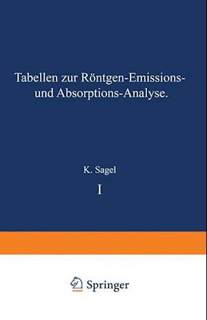 Tabellen zur Röntgen-Emissions- und Absorptions-Analyse