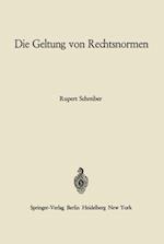 Die Geltung von Rechtsnormen