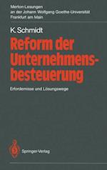 Reform der Unternehmensbesteuerung