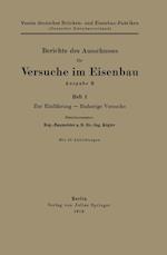 Berichte des Ausschusses für Versuche im Eisenbau Ausgabe B