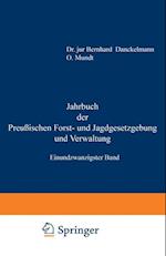 Jahrbuch Der Preußischen Forst- Und Jagdgesetzgebung Und Verwaltung