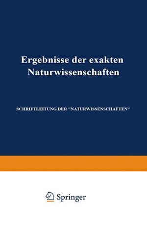 Ergebnisse Der Exakten Naturwissenschaften