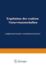 Ergebnisse Der Exakten Naturwissenschaften