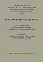 Ausländisches Staatsrecht