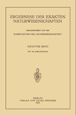 Ergebnisse der Exakten Naturwissenschaften