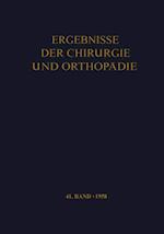 Ergebnisse der Chirurgie und Orthopädie