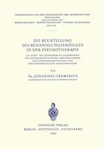 Die Beurteilung des Behandlungserfolges in der Psychotherapie