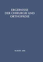 Ergebnisse der Chirurgie und Orthopädie