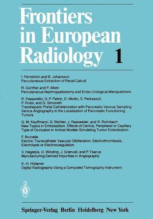 Frontiers in European Radiology