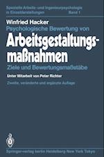 Psychologische Bewertung von Arbeitsgestaltungsmaßnahmen