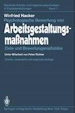 Psychologische Bewertung von Arbeitsgestaltungsmaßnahmen