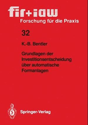 Grundlagen der Investitionsentscheidung über automatische Formanlagen