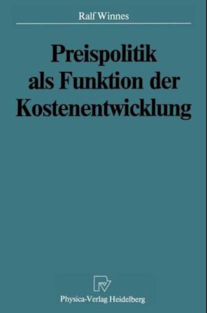 Preispolitik als Funktion der Kostenentwicklung