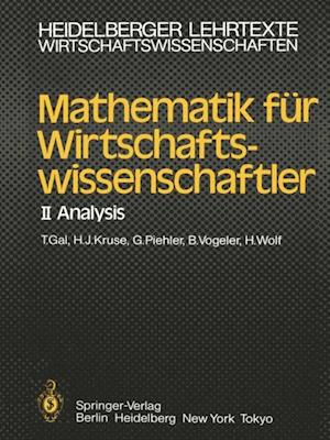 Mathematik für Wirtschaftswissenschaftler