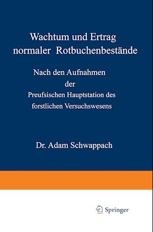 Wachstum Und Ertrag Normaler Rotbuchenbestände