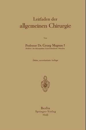 Leitfaden der allgemeinen Chirurgie