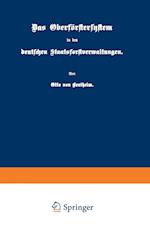 Das Oberförstersystem in Den Deutschen Staatsforstverwaltungen